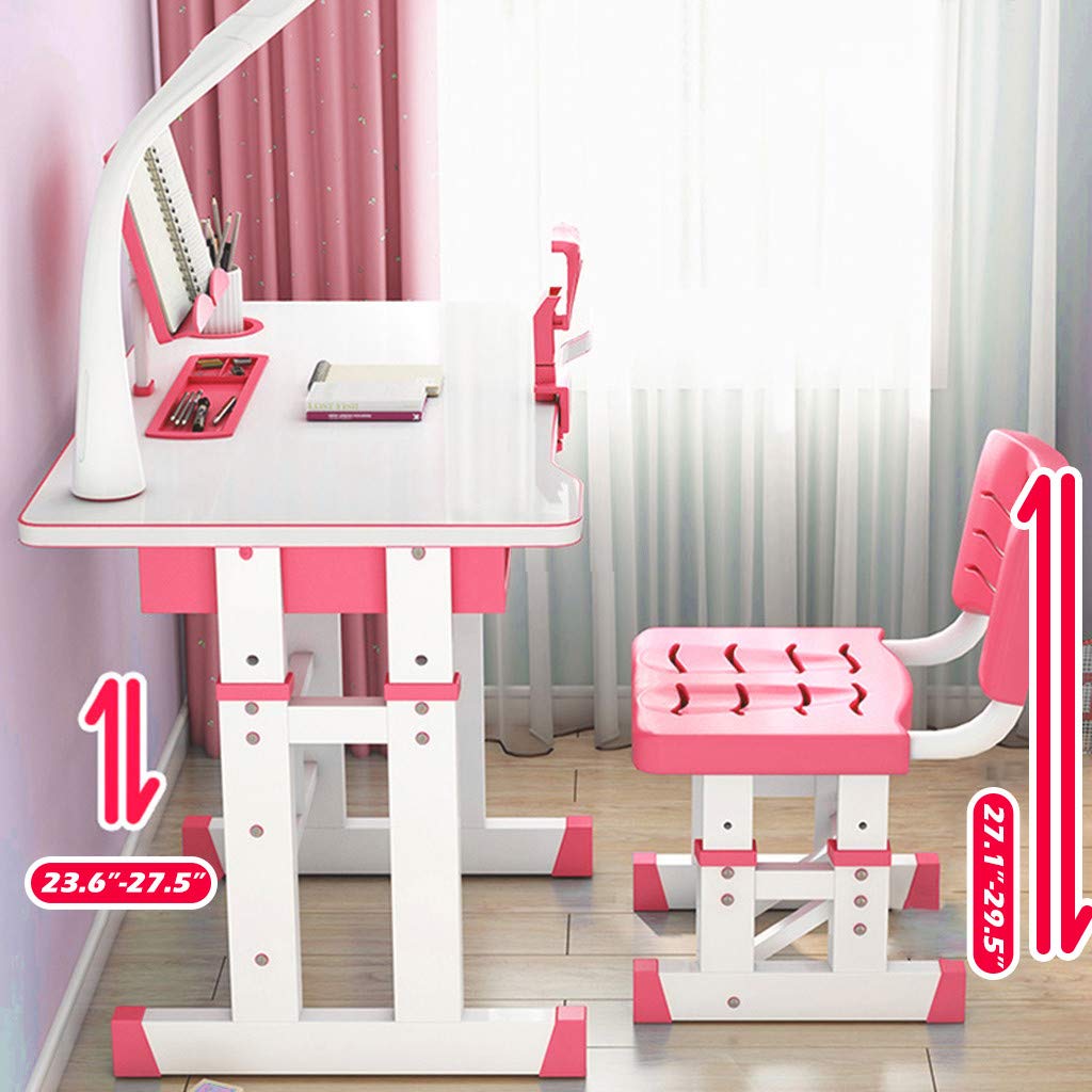 Amazon.com: Liraly Desk and Chair Set Adjustable Combined Study